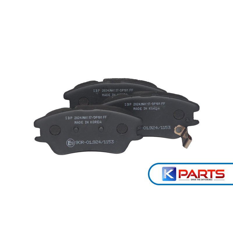 HYUNDAI ATOZ PRIME 05 G4HG 1.1 FRONT BRAKE PAD SET 5810102A20